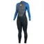 Alder Women's Stealth 4/3 Wetsuit in Black Iodine Blue